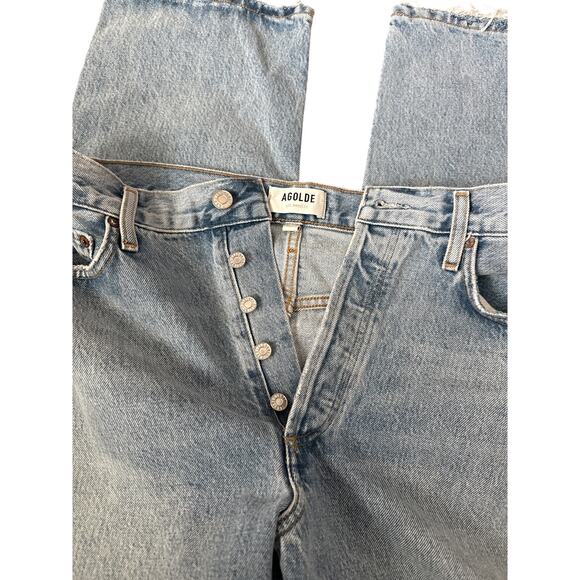 AGOLDE 90's Mid Rise Loose Fit Jean Snapshot Size 28 - Picture 8 of 10